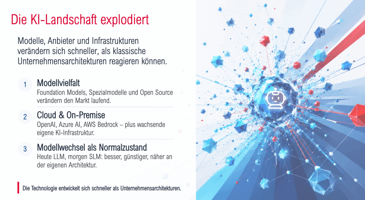 KI in der Prozessautomatisierung Vol. 3: <br>Architektur statt Tool-Chaos 5 Die KI-Landschaft explodiert